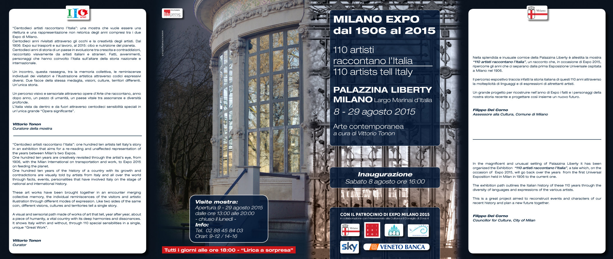 Milano Expo dal 1906 al 2015. 110 artisti raccontano l’Italia